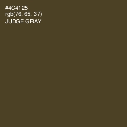 #4C4125 - Judge Gray Color Image